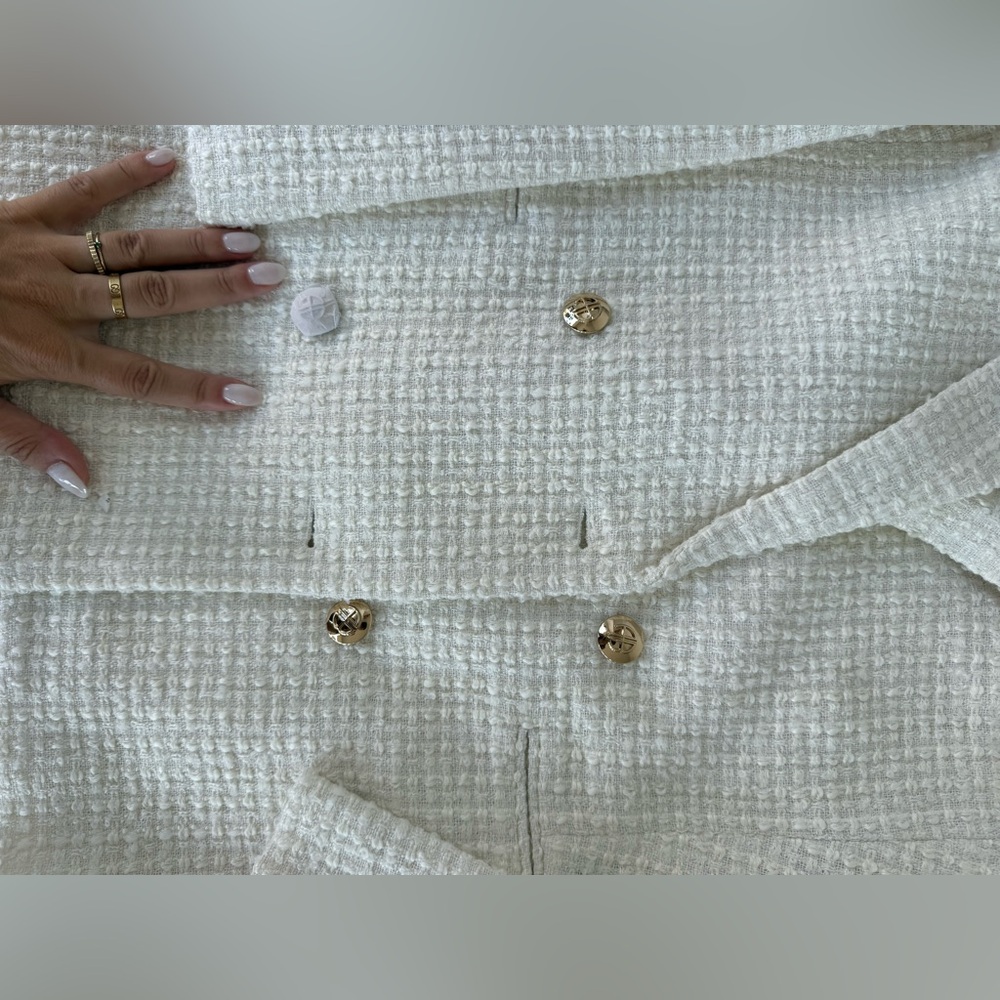 Anine Bing Boucle Jasmine Blazer Size Small - Picture 9 of 12